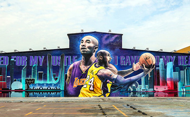 「篮球运动明星彩绘」科比