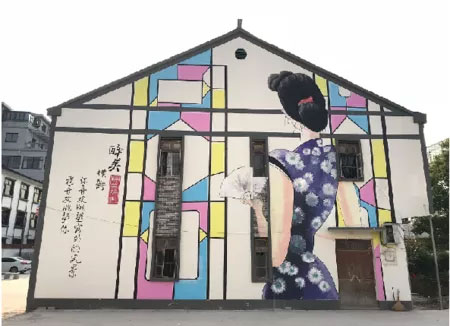 乡村振兴彩绘图