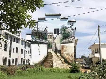 乡村振兴彩绘图