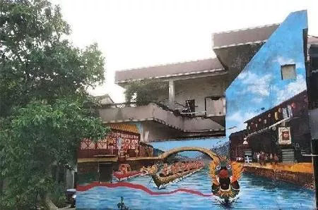 乡村振兴彩绘图