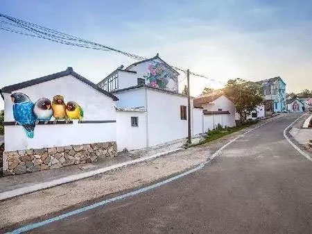乡村振兴彩绘图