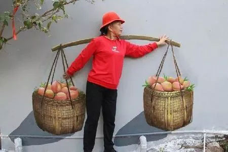 乡村振兴彩绘图